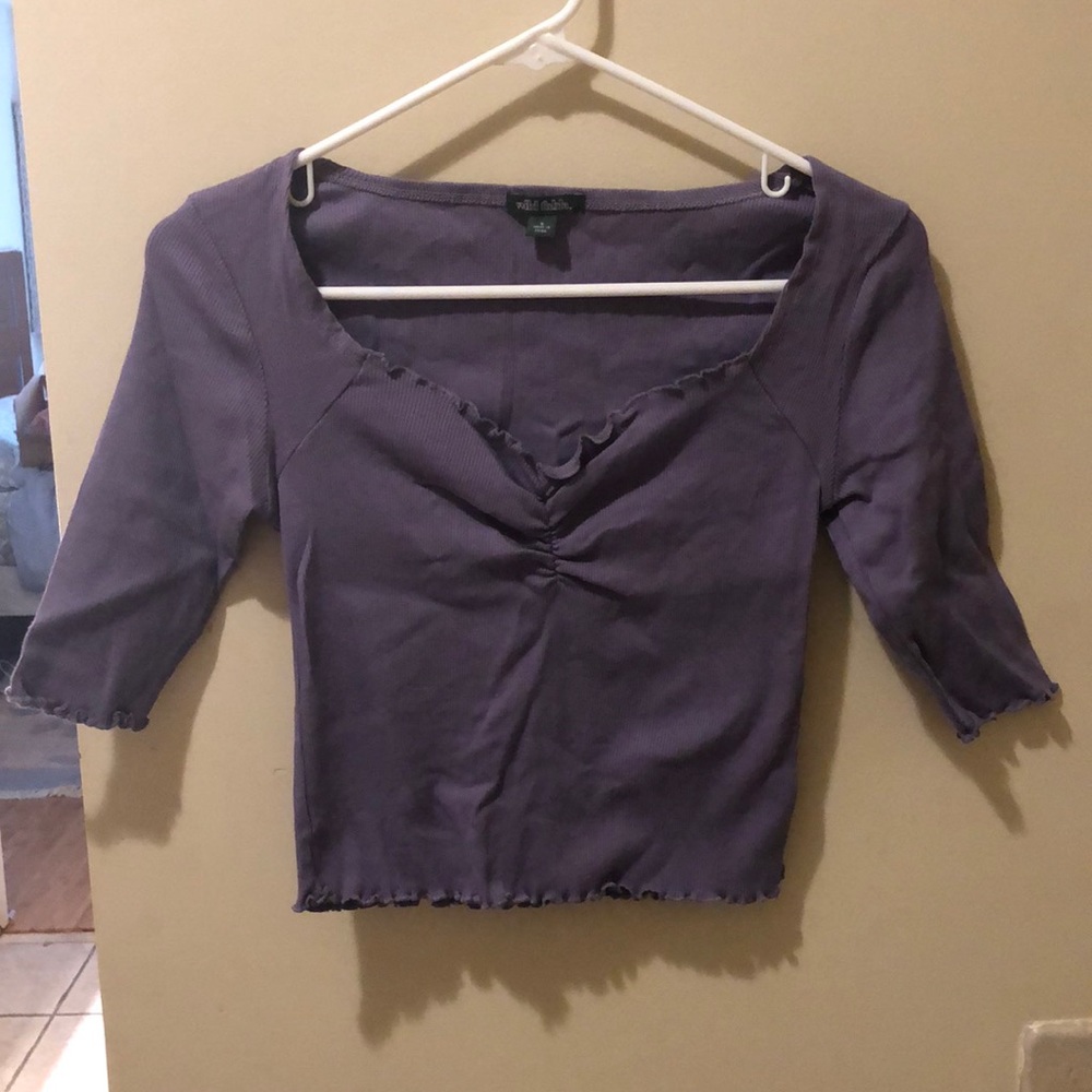 Purple crop top!